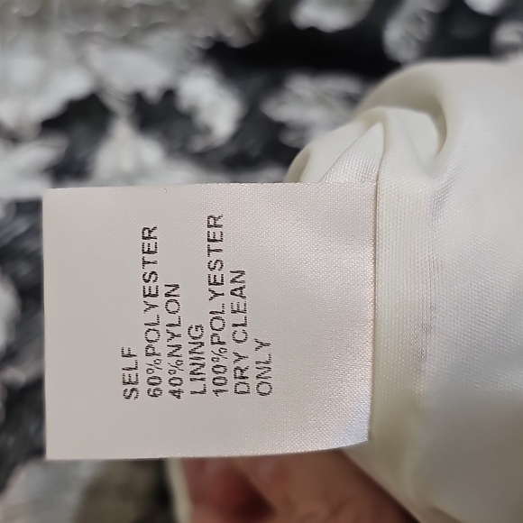 NWT Tadashi Shoji 6 Algiers Black and White Peony Floral Lace Cocktail‎ Dress - Picture 12 of 12